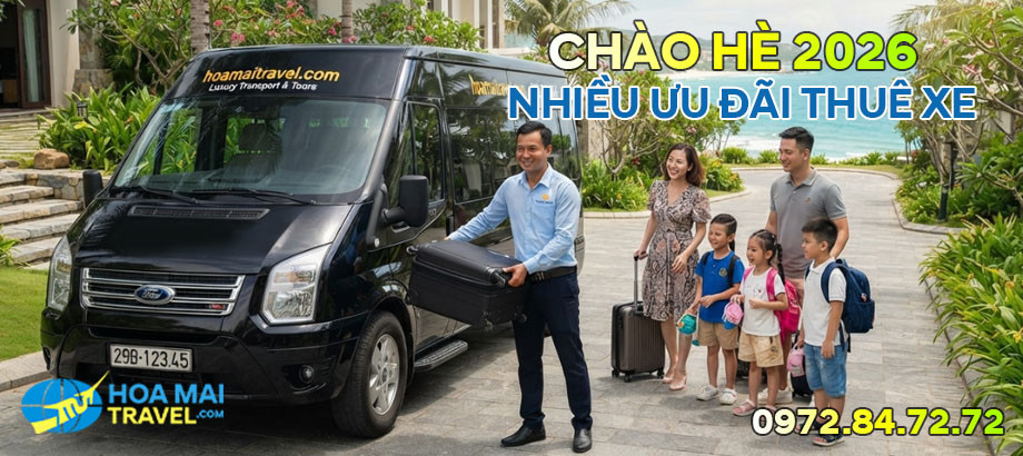 Thuê Xe Du Lịch 16 Chỗ - Hè 2026